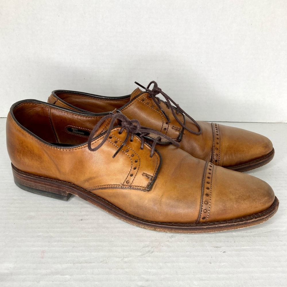 Allen Edmonds “Clifton” Walnut Cap Toe Dress Shoes